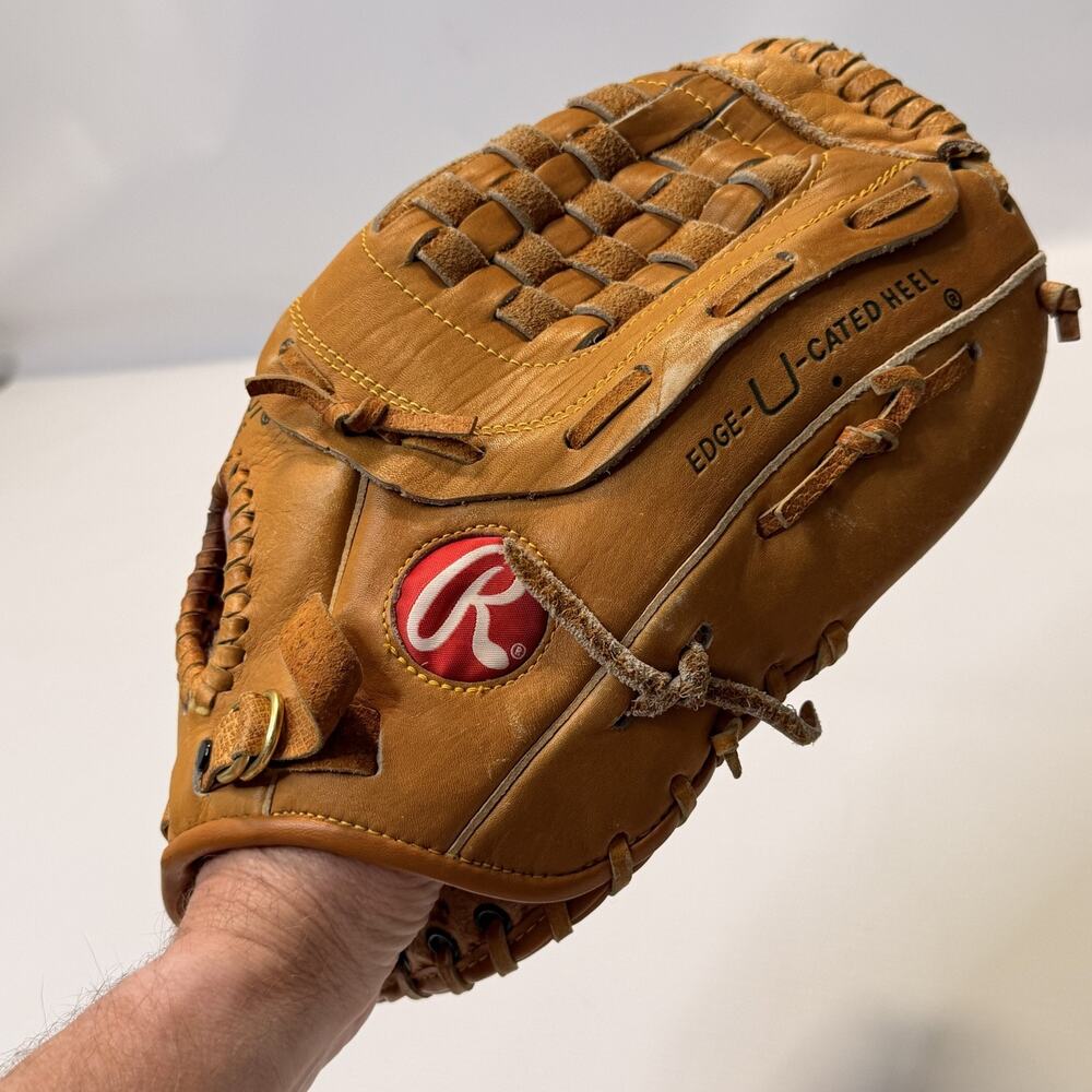 Rawlings Baseball Glove Mens 13 Inch Brown RBG10 Jose Canseco Vintage Fastback